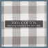 Elrene Home Fashions Farmhouse Living Buffalo Check Placemat Set of 4, 13" x 19", Gray/White 4