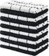 Utopia Towels Kitchen Towels, Pack of 12, 15 x 25 Inches, 100% Ring Spun Cotton Super Soft and Absorbent Black Dish Towels, Tea Towels and Bar Towels