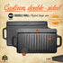 Cast Iron Griddle Plate 13 x 8 inch | Reversible Cast Iron Grill / Griddle Pan | Double Sided Stove Top Griddle On Single Burner | Pre-Seasoned Small Cast Iron Griddle 1 Piece