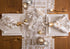 DII Holiday Collection Metallic Christmas, Gold Holiday Collage, 14x108