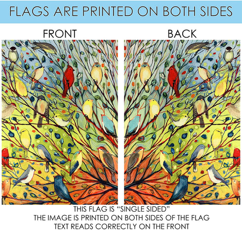 Toland Home Garden 119537 Tree Birds 12.5 x 18 Inch Decorative, Garden Flag (12.5" x 18")