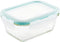 LocknLock Purely Better Glass Food Storage Container with Lid, Rectangle-14 oz, Clear