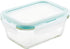 LocknLock Purely Better Glass Food Storage Container with Lid, Rectangle-14 oz, Clear