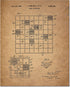 Board Games Patent Wall Art Prints - Set of 6 Vintage Family Board Games Photos