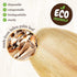 Disposable Bamboo Look - Pack of 6 Oval Serving Platters - 15"x10" Made from All Natural Sturdy Biodegradable and Compostable Palm Leaf - Serving Boats, Serving Trays by brheez