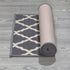 Ottomanson Glamour Collection Non-slip Trellis Design Runner Rug, 20" x 59", Gray