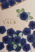 Breeze Talk Artificial Flowers Navy Blue Roses 25pcs Realistic Fake Roses w/Stem for DIY Wedding Bouquets Centerpieces Arrangements Party Baby Shower Home Decorations