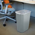 Rubbermaid Commercial Products Fg295700Gray Plastic Resin Deskside Wastebasket, 10 Gallon/41 Quart, Gray
