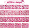 10PCS Valentines Day Decorations Table Runners Placemats Romantic Lace Heart Centerpieces Wedding Party Decor Supplies