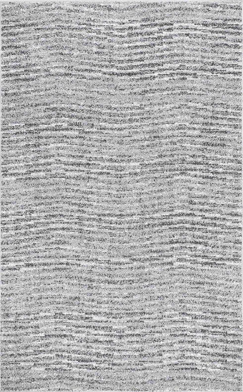 nuLOOM Contemporary Sherill Wind Area Rug, 3' x 5', Grey