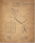 Board Games Patent Wall Art Prints - Set of 6 Vintage Family Board Games Photos