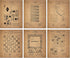 Board Games Patent Wall Art Prints - Set of 6 Vintage Family Board Games Photos