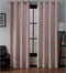 Exclusive Home Curtains Loha Linen Grommet Top Curtain Panel Pair, 54x84, Blush