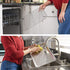 Baking Pan with Cooling Rack Set - Half Sheet Pan Size - Includes a Professional Aluminum Baking Sheet and a Stainless Steel Baking Rack for Oven - Durable, Easy to Clean, Commercial Quality
