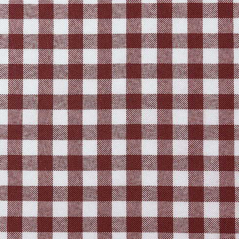 No. 918 Parkham Farmhouse Plaid Semi-Sheer Rod Pocket Kitchen Curtain Valance and Tiers Set, 54 in x 24 in (3 Piece, Red/White