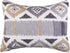 Levtex Santa Fe Home - Santa Fe Quilted Standard Sham (26x20in.) - Ikat Pattern - Soft Grey, Cream, and Tan - Reversible