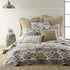 Levtex Santa Fe Home - Santa Fe Quilted Standard Sham (26x20in.) - Ikat Pattern - Soft Grey, Cream, and Tan - Reversible