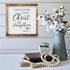 I Can Do All Things Through Christ Wall Art Sign 12x12 Inch - Christian Wall Art, Bible Verse Wall Decor, Scripture Wall Art, Philippians 4 13 Wall Decor, Wooden Bible Verse Sign, Farmhouse Wall Decor