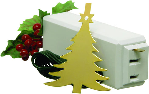 Xodus Innovations 1225L Tree On/Off Touch Control Ornament For Christmas Tree Lights, Brass , White
