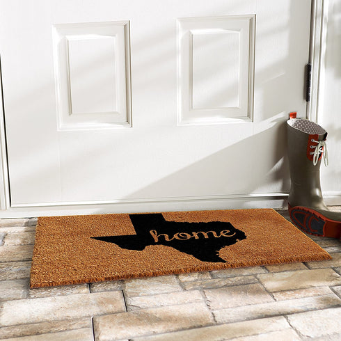 Calloway Mills 102442436 Texas Doormat, 24" x 36", Natural/Black