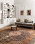 Loloi II Loren Collection LQ-02 Plum / Multi, Traditional 2'-3" x 3'-9" Accent Rug