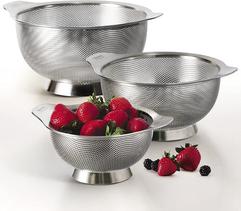 Tramontina Colander Gourmet Stainless Steel 1.25-Quart, 80201/003DS