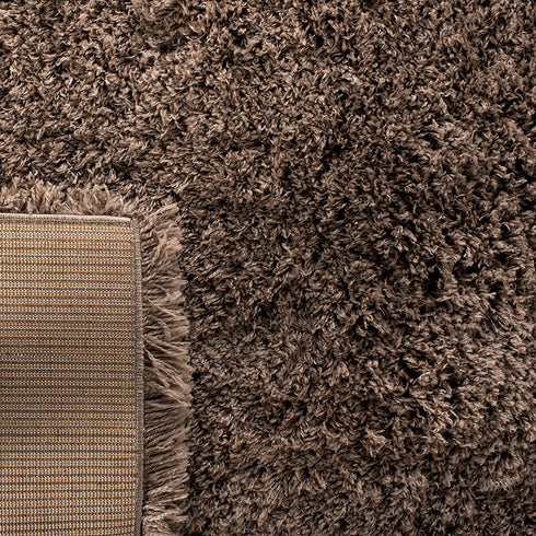 Safavieh Polar Shag Collection PSG800C Solid Glam 3-inch Extra Thick Area Rug, 3' x 5', Mushroom