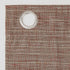 Sun Zero - 56585 Brooks Burlap Weave Thermal Extreme 100% Blackout Grommet Curtain Panel, 52" x 84", Deep Red/Linen