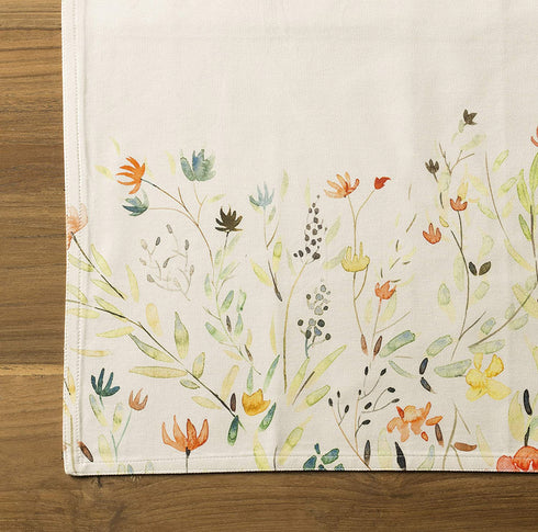 Maison d' Hermine Colmar 100% Cotton Set of 4 Easter Placemats for Dining Table | Kitchen | Wedding | Everyday Use | Dinner Parties | Spring/Summer (13 Inch by 19 Inch)