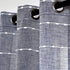Lush Decor Navy Farmhouse Textured Grommet Sheer Window Curtain Set (84" x 38")