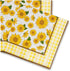 Royal Magnolia Sunflower Party Supplies -Service for 24- Sunflower Paper Plates (7 and 9 Inch), Paper Napkins and Party Cups - Disposable Sunflower Theme Party Dinnerware Set for Sunflower Birthday