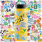Five and 2 100 Pack Water Bottle Stickers Waterproof Stickers VSCO Stickers, Hydroflask Stickers Waterproof, Laptop Stickers, Vinyl Stickers for Water Bottles and Hydro Flask Stickers for Kids