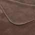 Amazon Basics Fuzzy, Micro Plush Fleece Blanket, All Seasons -Twin, Brown