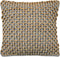 Boho Living Jada Decorative Throw Includes Accent Pillow Cover and Insert | Premium Woven Design | Living Room Décor, 20 in x 20 in, Grey