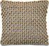 Boho Living Jada Decorative Throw Includes Accent Pillow Cover and Insert | Premium Woven Design | Living Room Décor, 20 in x 20 in, Grey