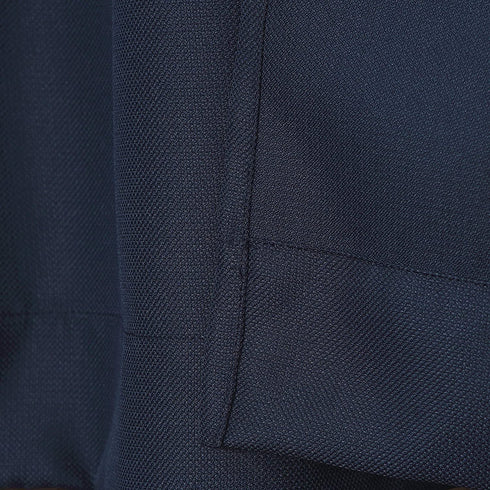 No. 918 Montego Grommet Textured Kitchen Curtain Tier Pair, 56" x 36", Navy Blue