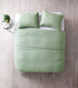 VCNY Home Nina Collection Quilt Set-Ultra-Soft Reversible Coverlet Bedding-Lightweight, Cool, and Breathable Bedspread, Machine Washable, King, Green