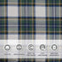 Comfort Spaces Cotton Flannel Breathable Warm Deep Pocket Sheets With Pillow Case Bedding, Twin, Scottish Plaid Green
