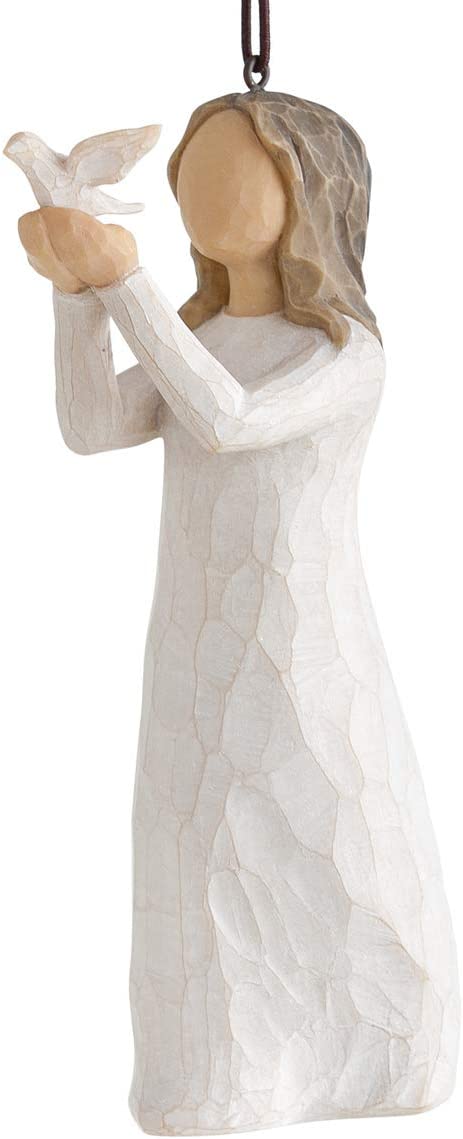 Willow Tree Soar Ornament, Sculpted Hand-Painted Figure