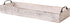 Rustic Wooden Serving Trays Rectangular Wood Serving Tray with Handle,Ottoman Tray for Living Room 16 Inch Long Narrow Tray for Serving Wine(whitewashed)