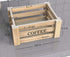 KUSOVILI Coffee Bar Station, Farmhouse K Cup Coffee Pod Organizer for Countertop, Burning Finished Solid Wood Storage Box, Coffee Sign Decor for Kitchen
