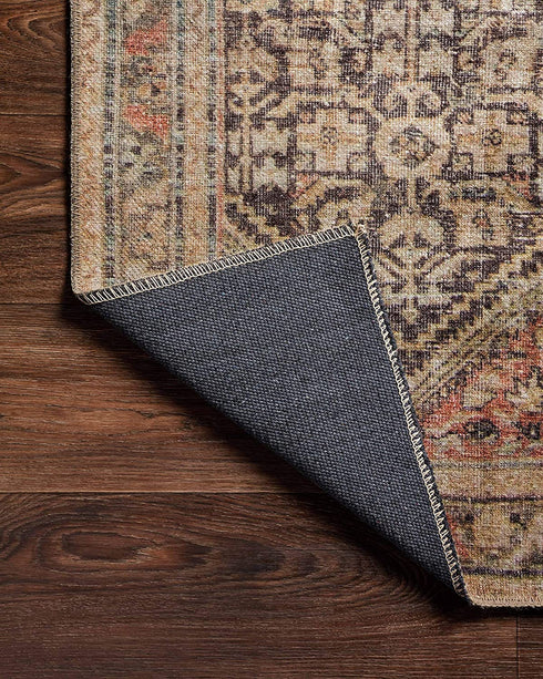 Loloi II Loren Collection LQ-17 Charcoal / Multi, Traditional 2'-3" x 3'-9" Accent Rug