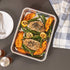 Baking Pan with Cooling Rack Set - Half Sheet Pan Size - Includes a Professional Aluminum Baking Sheet and a Stainless Steel Baking Rack for Oven - Durable, Easy to Clean, Commercial Quality