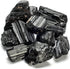 KALIFANO Black Tourmaline Bundle with Calming and Purification Energy - AAA+ Grade Brazilian Turmalina Negra Schorl Reiki Healing Crystal Used for Protection and Security (Information Card Included)
