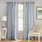 Achim Home Furnishings SPPN84LI06 Spectrum Rod Pocket Window Curtain Panel, 50" x 84", Lilac/Turquoise