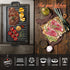 Cast Iron Griddle Plate 13 x 8 inch | Reversible Cast Iron Grill / Griddle Pan | Double Sided Stove Top Griddle On Single Burner | Pre-Seasoned Small Cast Iron Griddle 1 Piece