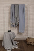 Bersuse 100% Cotton Ventura Turkish Towel - 37x70 Inches, Ivory