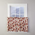 SKL Home Falling Leaves Curtain Tier Pair, 24", Spice