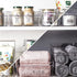 BINO | Plastic Storage Bins, Medium | THE HANDLER COLLECTION | Multi-Use Organizer Bins | Built-In Handle | BPA-Free | Pantry Organization | Home Organization | Fridge Organizer | Freezer Organizer
