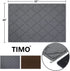 Indoor Doormat Front Door Mat Non Slip Rubber Backing Super Absorbent Mud and Snow Inside Dirts Trapper Mats Entrance Machine Washable Door Rug Shoes Scraper - Grey, 20" x 32"